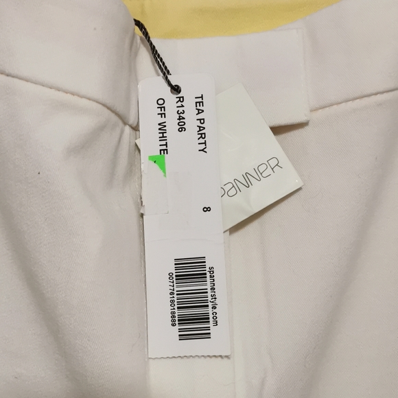 Spanner - NWT, Cream, Flared Pants, Size 8 - Picture 3 of 6